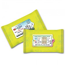 휴대용물티슈 노랑(10매)