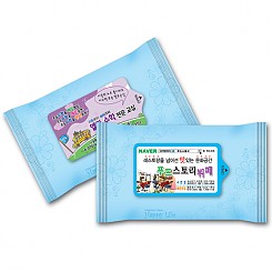 휴대용물티슈 파랑(10매)